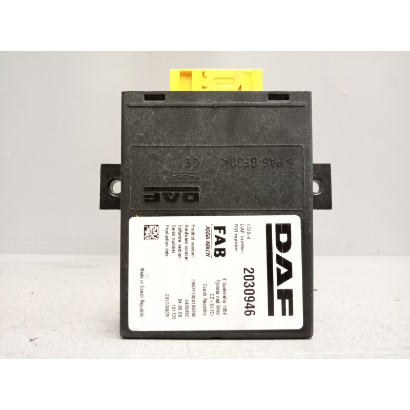 Recambio de modulo electronico para daf serie xf euro 6 12.9 diesel referencia OEM IAM 2030946  