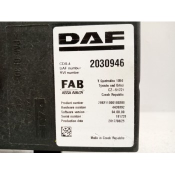 Recambio de modulo electronico para daf serie xf euro 6 12.9 diesel referencia OEM IAM 2030946  