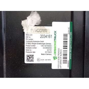 Recambio de modulo electronico para daf serie xf euro 6 12.9 diesel referencia OEM IAM 2034161  