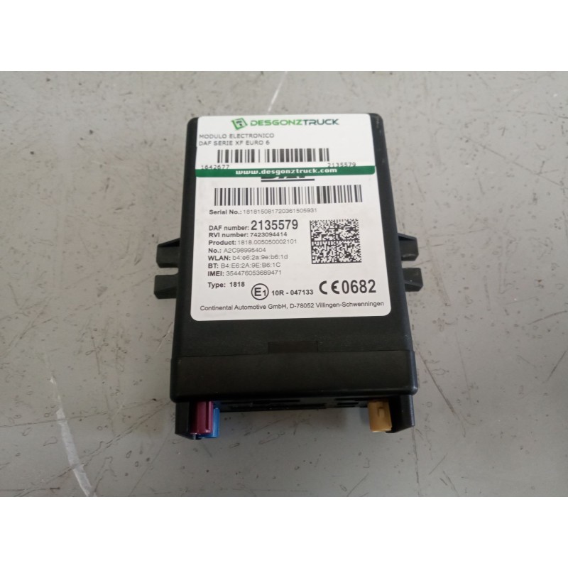 Recambio de modulo electronico para daf serie xf euro 6 12.9 diesel referencia OEM IAM 2135579  