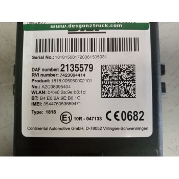 Recambio de modulo electronico para daf serie xf euro 6 12.9 diesel referencia OEM IAM 2135579  