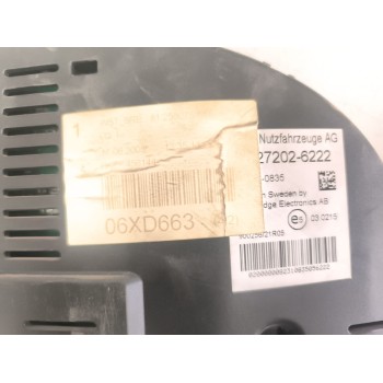 Recambio de cuadro instrumentos para man tgx 18.440 fg / 4x2 bl xl referencia OEM IAM 81272026222  