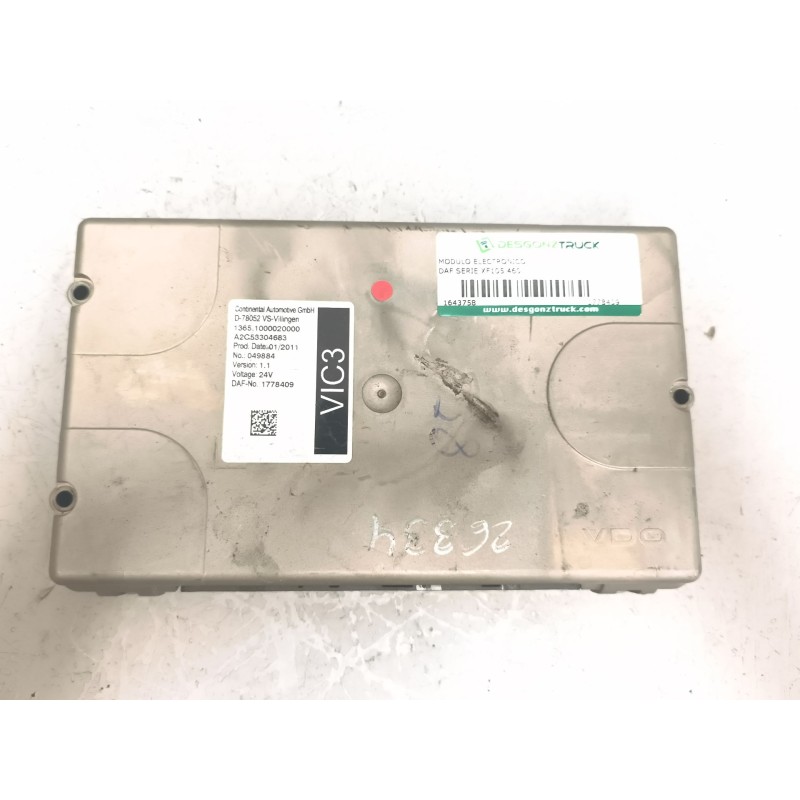 Recambio de modulo electronico para daf serie xf105.460 12.9 diesel referencia OEM IAM 1778409  