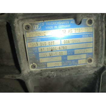 Recambio de caja cambios para man tgx 18.440 fg / 4x2 bl xl referencia OEM IAM 12AS2131TD 153040027 81320046280