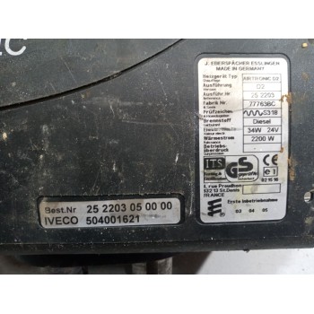 Recambio de motor calefaccion cabina para iveco stralis (as) 12.9 diesel referencia OEM IAM 504001621 AIRTRONIC D2 EBERSPACHER