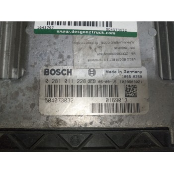Recambio de centralita motor edc para iveco daily iii furgoneta 65 c 17 referencia OEM IAM 504073032 0281011228 