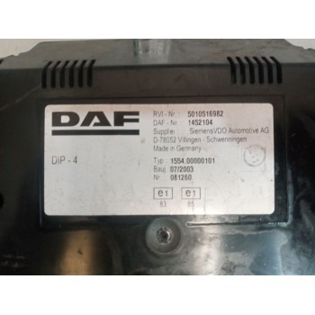 Recambio de cuadro instrumentos para daf serie lf45 desde 01 5.9 diesel referencia OEM IAM 1452104 5010516982 