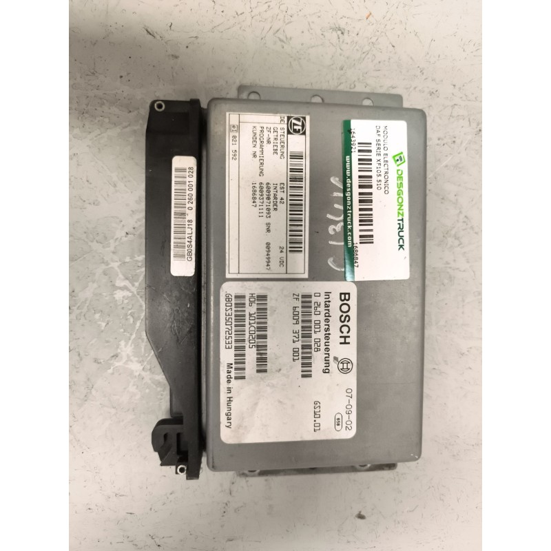 Recambio de modulo electronico para daf serie xf105.510 12.9 diesel referencia OEM IAM 1686847 0260001028 6009371001