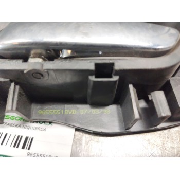 Recambio de maneta interior trasera izquierda para peugeot 207 confort referencia OEM IAM 96555518VD  