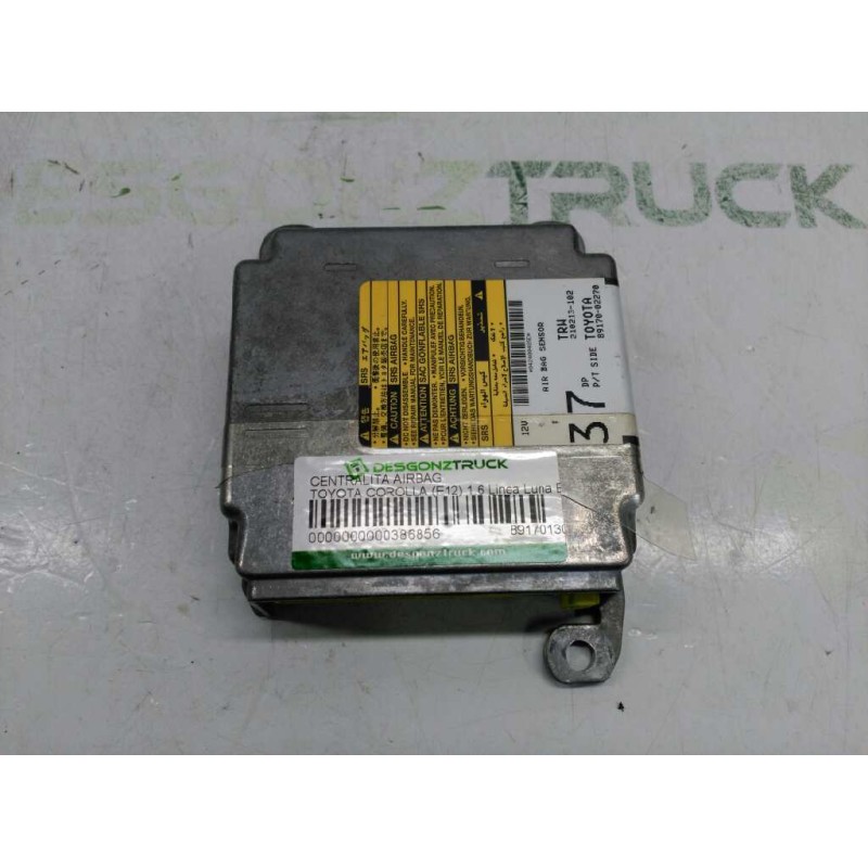 Recambio de centralita airbag para toyota corolla (e12) 1.6 linea luna berlina referencia OEM IAM 8917013080  