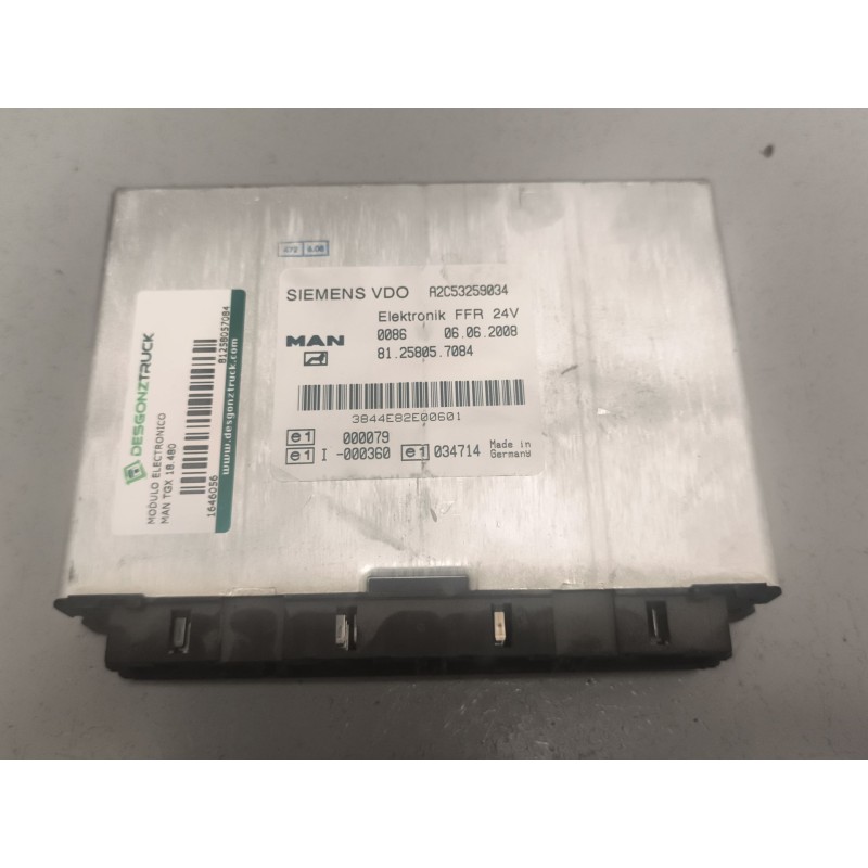 Recambio de modulo electronico para man tgx 18.480 fg / 4x2 bl xl referencia OEM IAM 81258057084  