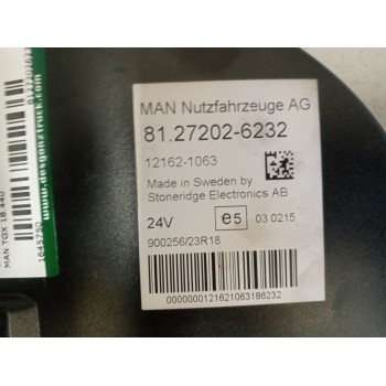 Recambio de cuadro instrumentos para man tgx 18.440 12.4 diesel referencia OEM IAM 81272026232  