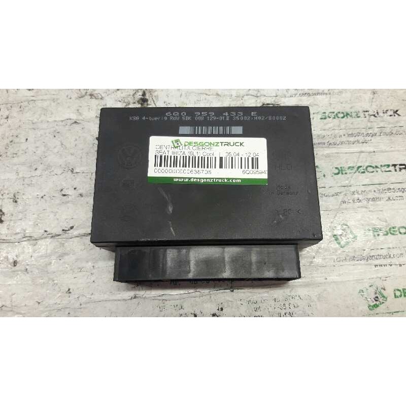Recambio de centralita cierre para seat ibiza (6l1) cool referencia OEM IAM 6Q0959433  