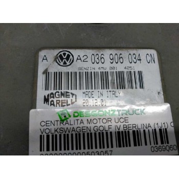 Recambio de centralita motor uce para volkswagen golf iv berlina (1j1) conceptline referencia OEM IAM 036906034CN 27V0BKCB 61600