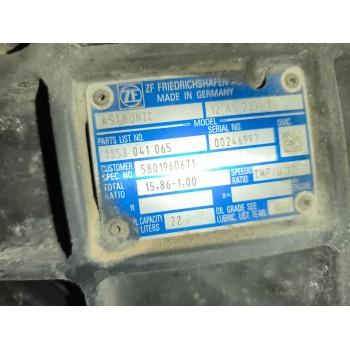Recambio de caja cambios para iveco stralis (as) 11.1 diesel referencia OEM IAM 12as2331td 1353041065 5801960671