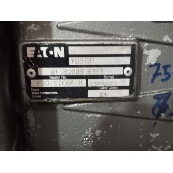 Recambio de caja cambios para iveco andecar iv 3 referencia OEM IAM Y05131 81320036313 