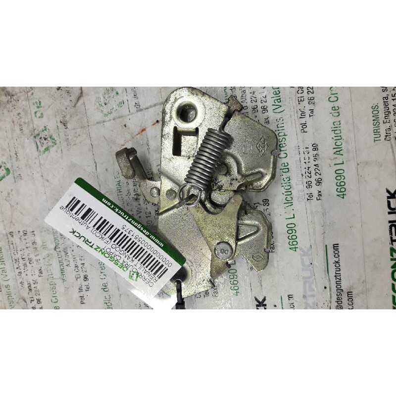 Recambio de cerradura capot para renault kangoo (f/kc0) authentique referencia OEM IAM   