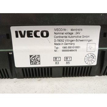 Recambio de cuadro instrumentos para iveco eurocargo 05.03  5.9 diesel referencia OEM IAM  504101675 