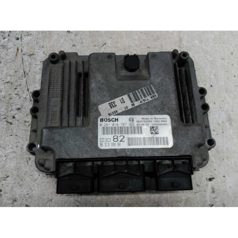 Recambio de centralita motor uce para peugeot 206 berlina x-line referencia OEM IAM 9647785580 0281010707 