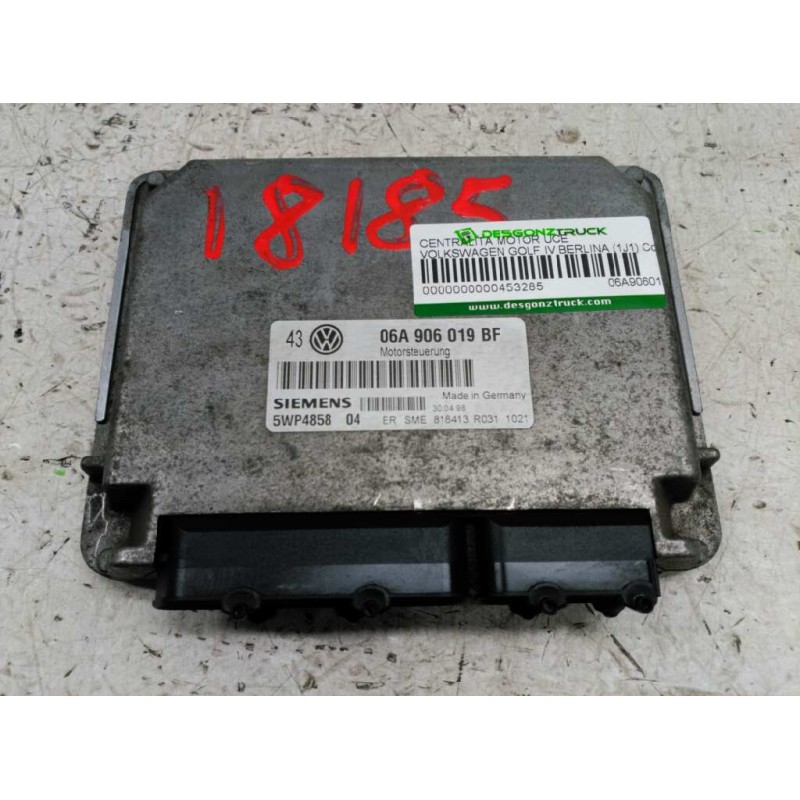 Recambio de centralita motor uce para volkswagen golf iv berlina (1j1) conceptline referencia OEM IAM 06A906019BF SIEMENS 5WP485