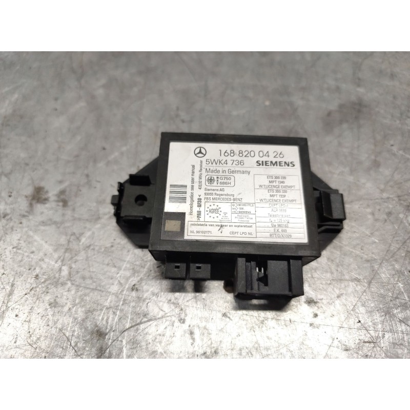 Recambio de modulo electronico para mercedes-benz clase a (w168) 170 cdi (168.008) referencia OEM IAM 1688200426  