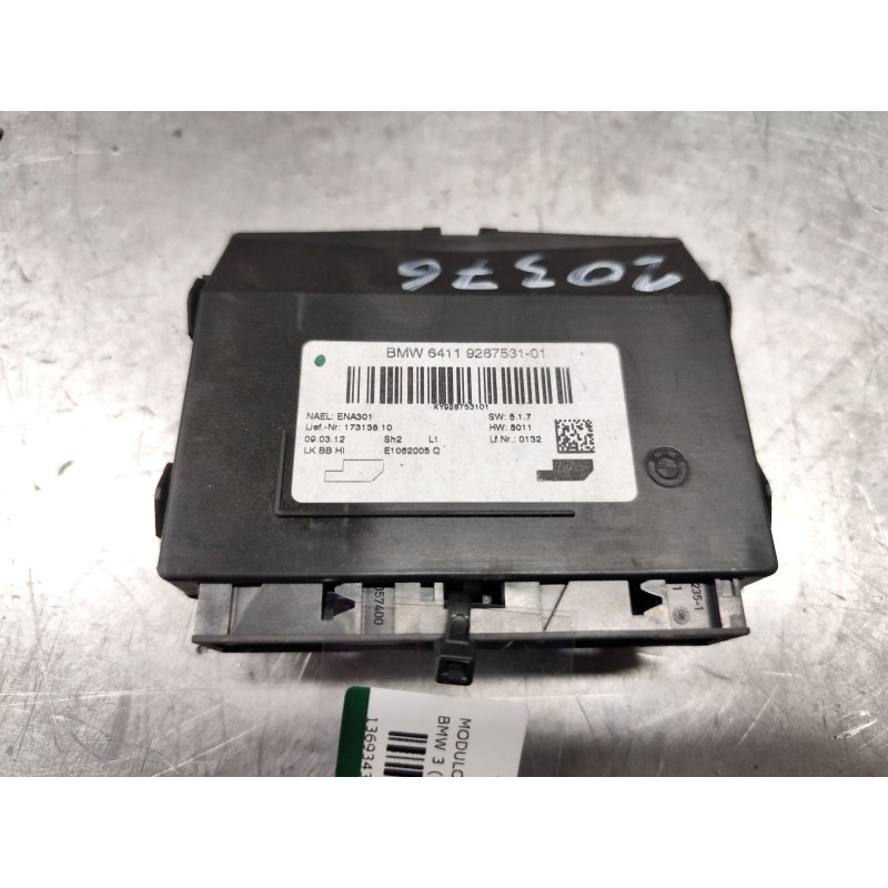 Recambio de modulo electronico para bmw 3 (f30, f80) 320 d xdrive referencia OEM IAM 6411928753101  