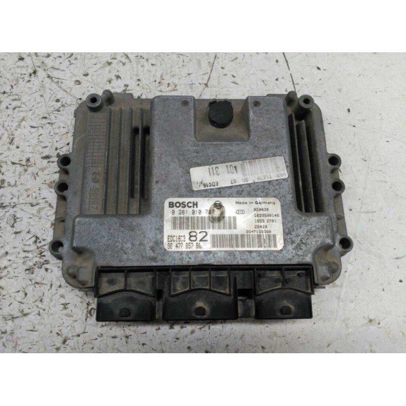 Recambio de centralita motor uce para peugeot 206 berlina xs clim referencia OEM IAM 9647785780 0281010707 