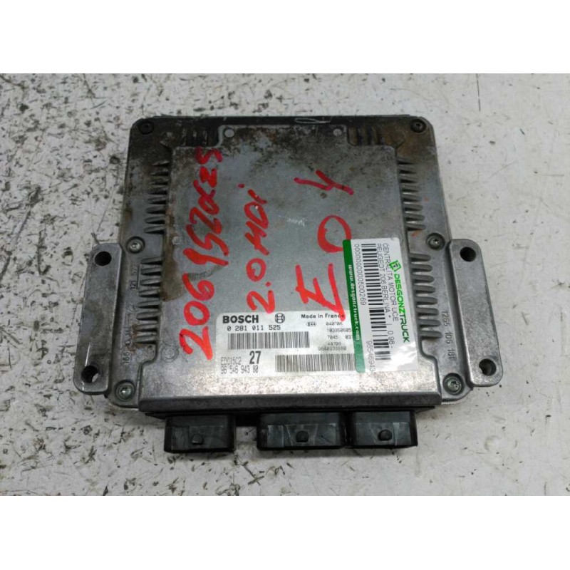 Recambio de centralita motor uce para peugeot 206 berlina referencia OEM IAM 9654694380 0281011525 