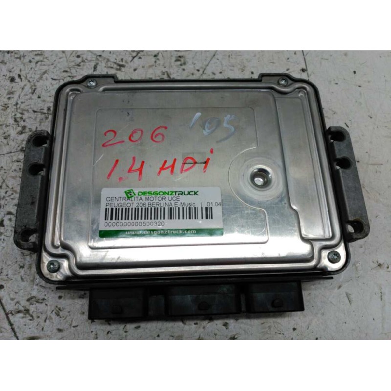 Recambio de centralita motor uce para peugeot 206 berlina e-music referencia OEM IAM  9658556780 