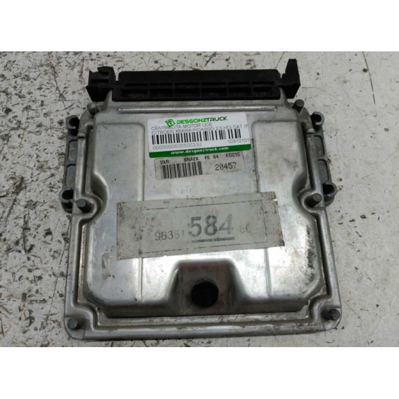 Recambio de centralita motor uce para citroen xsara picasso 2.0 hdi cat (rhy / dw10td) referencia OEM IAM 0281010137 9635158480 