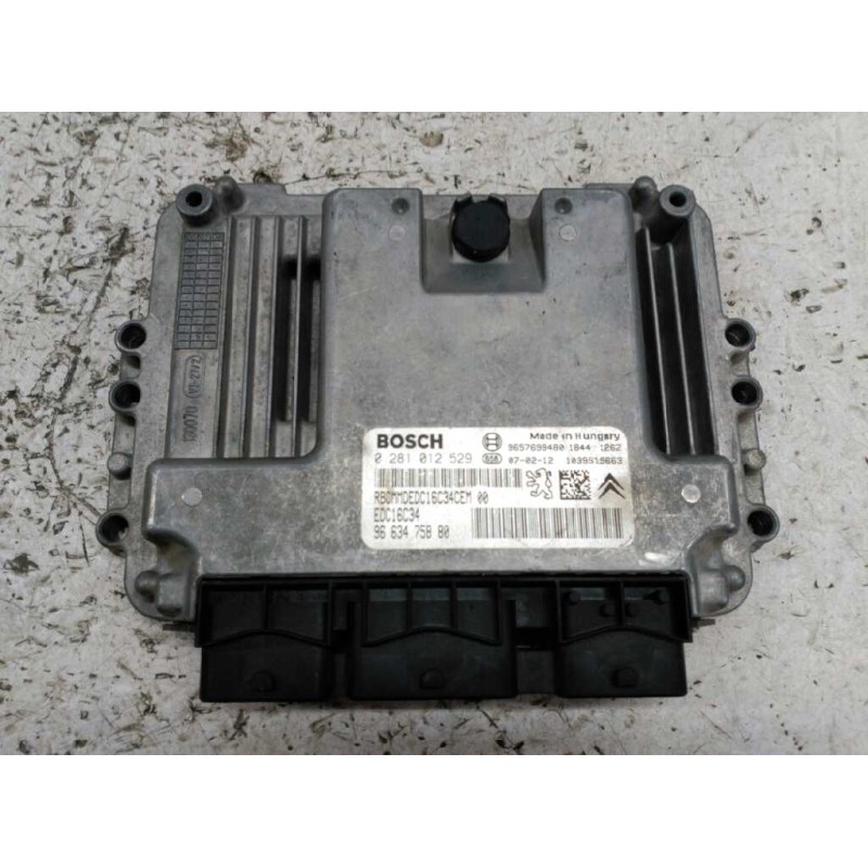 Recambio de centralita motor uce para peugeot 207 confort referencia OEM IAM 9663475880 0281012259 