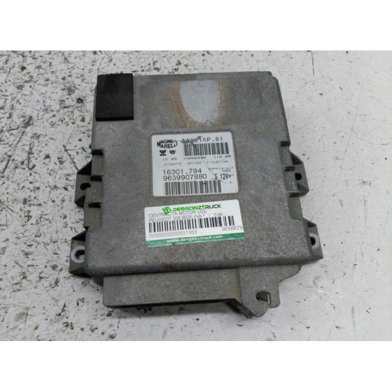 Recambio de centralita motor uce para peugeot 206 berlina referencia OEM IAM 9639907880 16301794 MAGNETI MARELLI