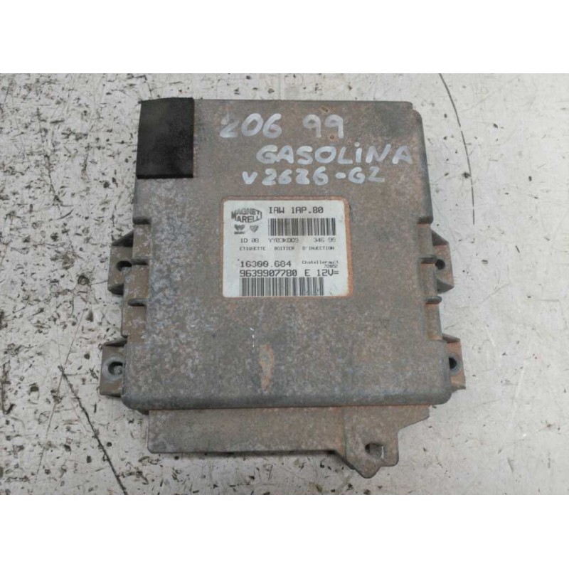 Recambio de centralita motor uce para peugeot 206 berlina 1.1 referencia OEM IAM 9639907780E  