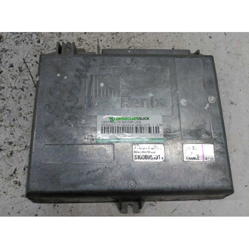 Recambio de centralita motor uce para renault 21 nevada (k48) gtx referencia OEM IAM 7700733848 S100805101 