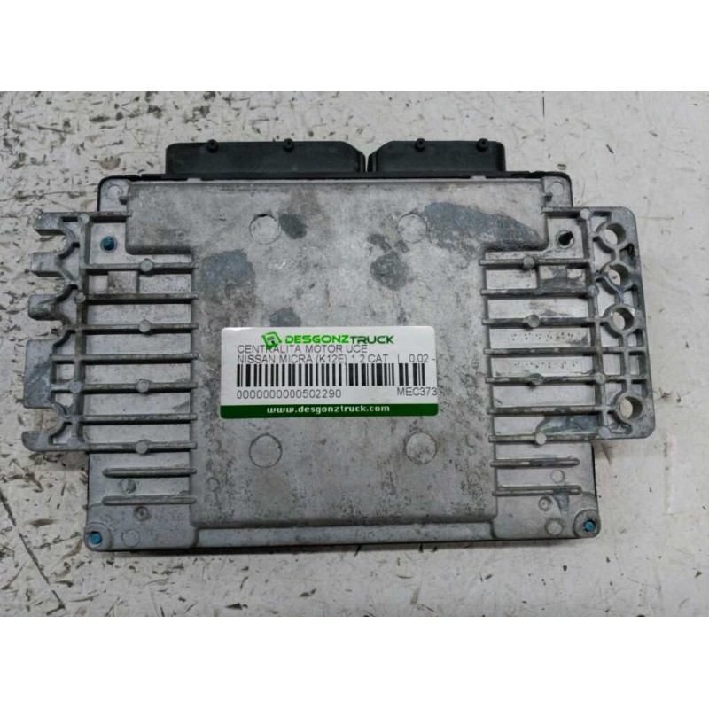 Recambio de centralita motor uce para nissan micra (k12e) 1.2 cat referencia OEM IAM MEC37300H37211  