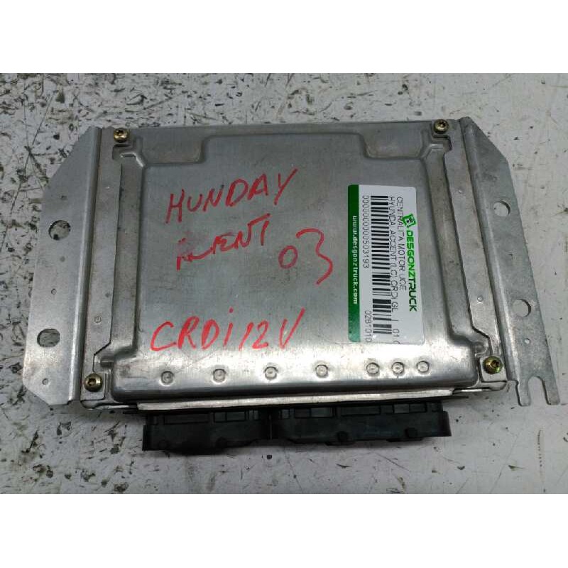 Recambio de centralita motor uce para hyundai accent (lc) crdi gl referencia OEM IAM 0281010619 3910127511 