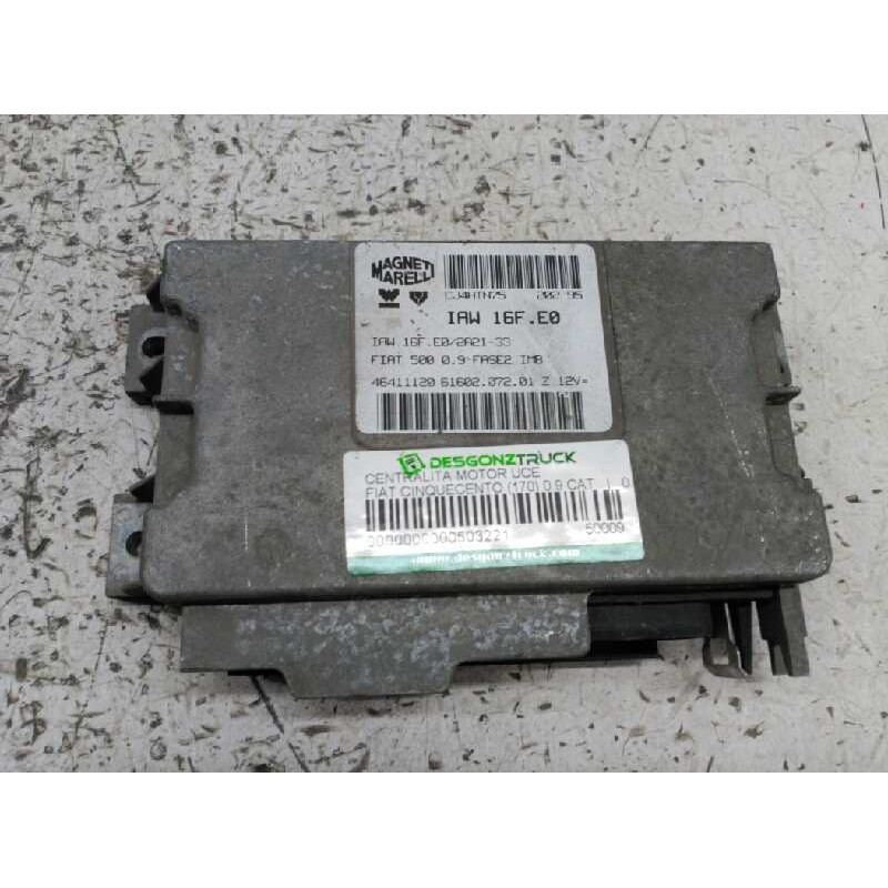 Recambio de centralita motor uce para fiat cinquecento (170) 0.9 cat referencia OEM IAM 50009 4641112061602 20295