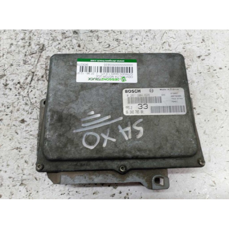 Recambio de centralita motor uce para citroen saxo 1.6 vtl referencia OEM IAM 9630278580 0261204628 