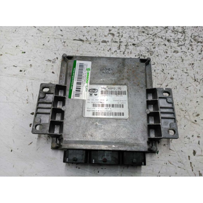 Recambio de centralita motor uce para peugeot 206 berlina 1.1 referencia OEM IAM IAW48P276 9643707380 9644925780