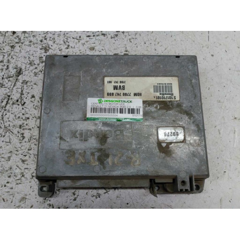 Recambio de centralita motor uce para renault 21 nevada (k48) 2.0 referencia OEM IAM S101710101 7700747899 