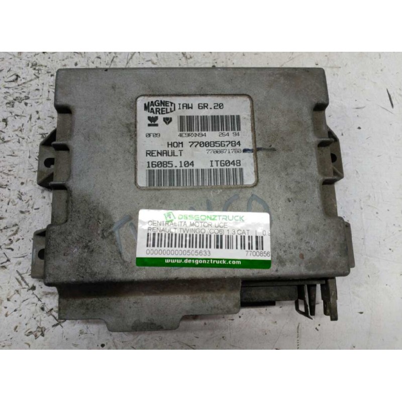 Recambio de centralita motor uce para renault twingo (co6) 1.3 cat referencia OEM IAM 7700856784 IAW6R20 