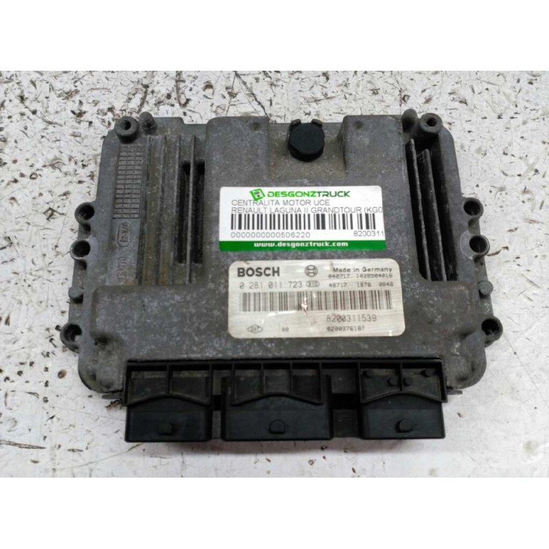 Recambio de centralita motor uce para renault laguna ii grandtour (kg0) referencia OEM IAM 8200311539 8200376187 0281011723