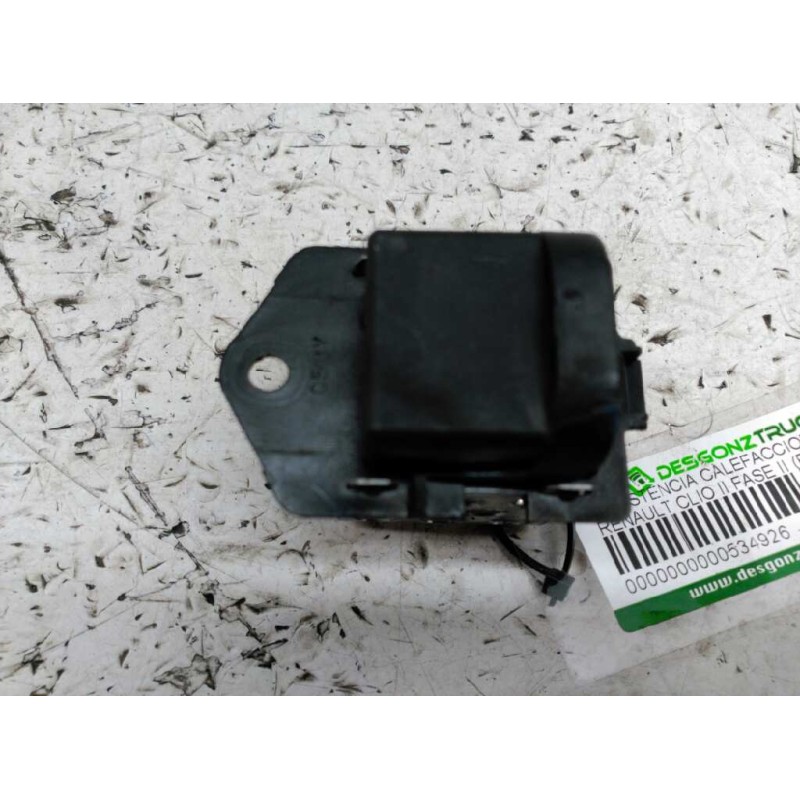 Recambio de resistencia calefaccion para renault clio ii fase ii (b/cb0) authentique referencia OEM IAM   