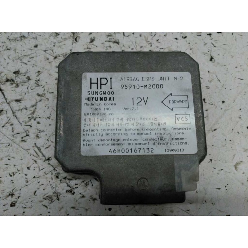 Recambio de centralita airbag para mitsubishi santamo (hyundai) santamo confort referencia OEM IAM 95910M2000  