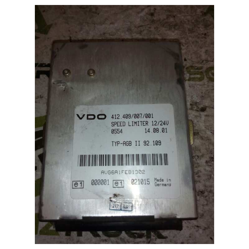 Recambio de modulo electronico para nissan trucks atleon 165 referencia OEM IAM 412409007001 AVG6A1FEB1302 CENTRALITA LIMITADOR 