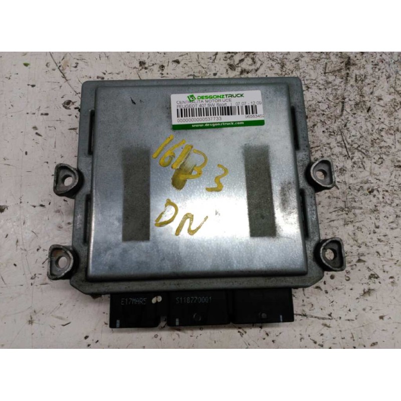 Recambio de centralita motor uce para peugeot 407 sw sport referencia OEM IAM 9658345280 5WS40204E 