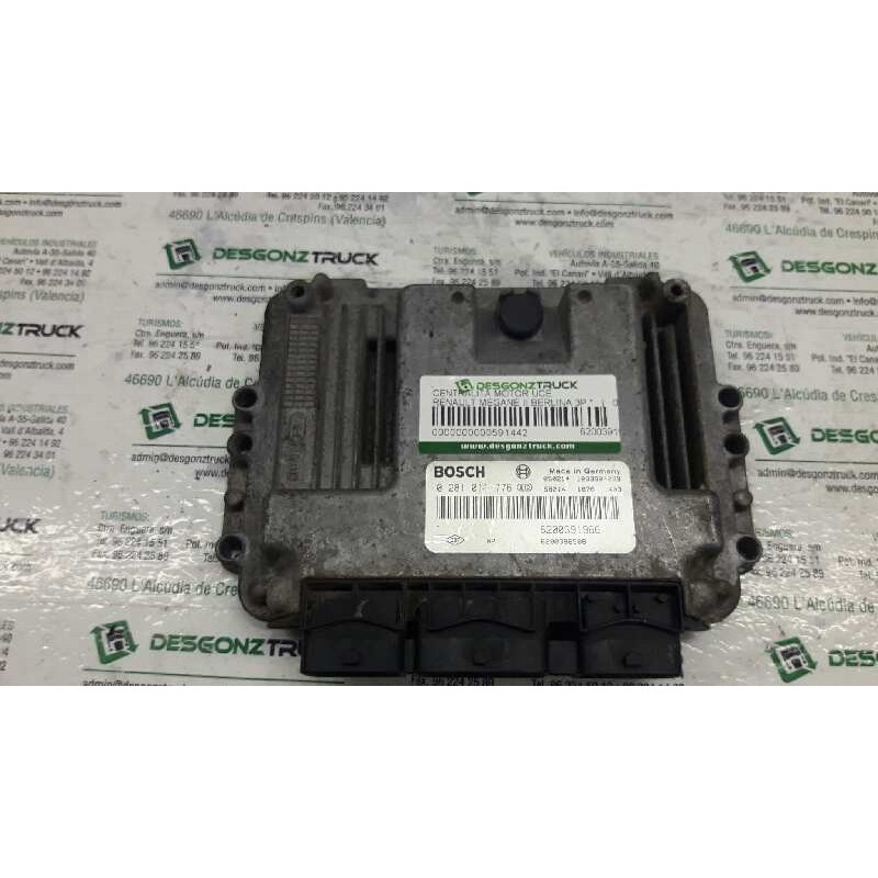 Recambio de centralita motor uce para renault megane ii berlina 3p referencia OEM IAM 8200391966 0281011776 