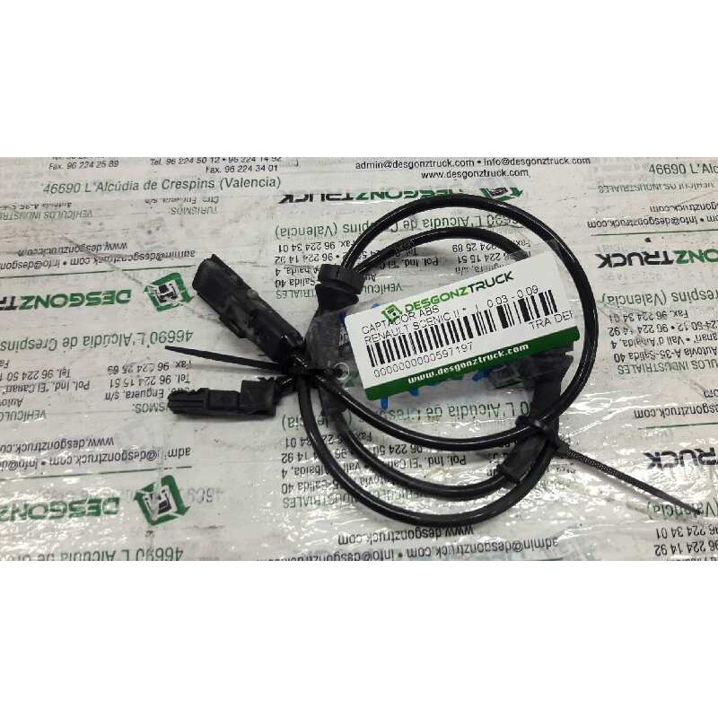 Recambio de captador abs para renault scenic ii authentique referencia OEM IAM TRADER TRASERO DERECHO 