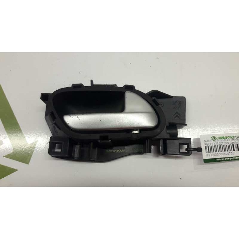 Recambio de maneta interior trasera derecha para peugeot 207 sw confort referencia OEM IAM 96802455VV  