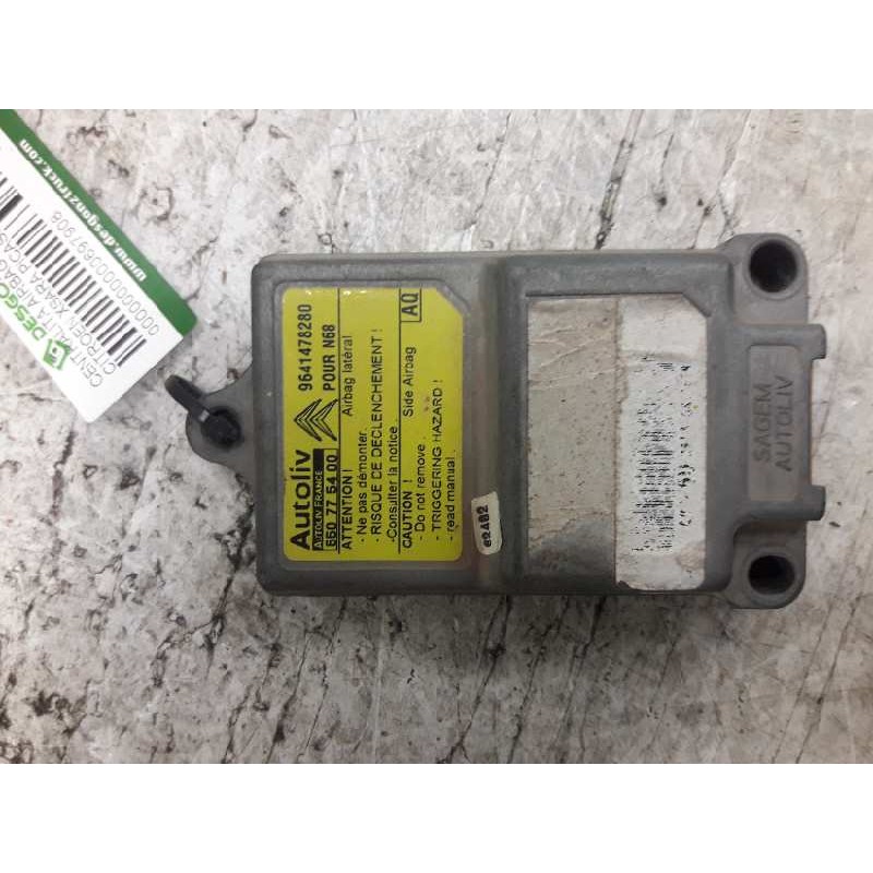 Recambio de centralita airbag para citroen xsara picasso 1.6 16v exclusive referencia OEM IAM 9641478280  